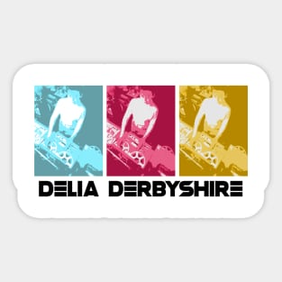 Delia Derbyshire Sticker